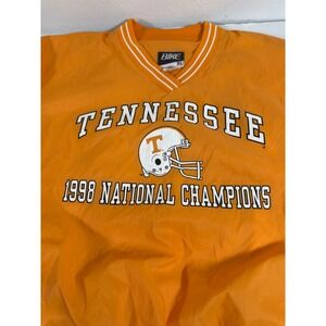 Vintage Tennessee Volunteers Windbreaker Mens XL Orange 1998 National Champions
